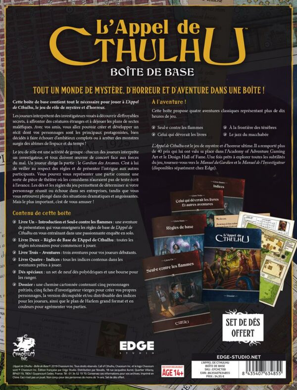 L'Appel de Cthulhu - Boîte de base – Image 2