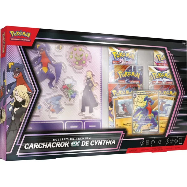 Pokemon Premium - Carchacrok ex de Cynthia