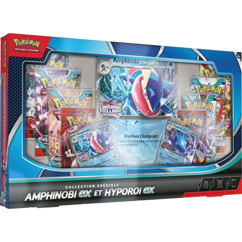 Pokemon - Coffret Premium - Amphinobi & Hyporoi (8 Boosters)