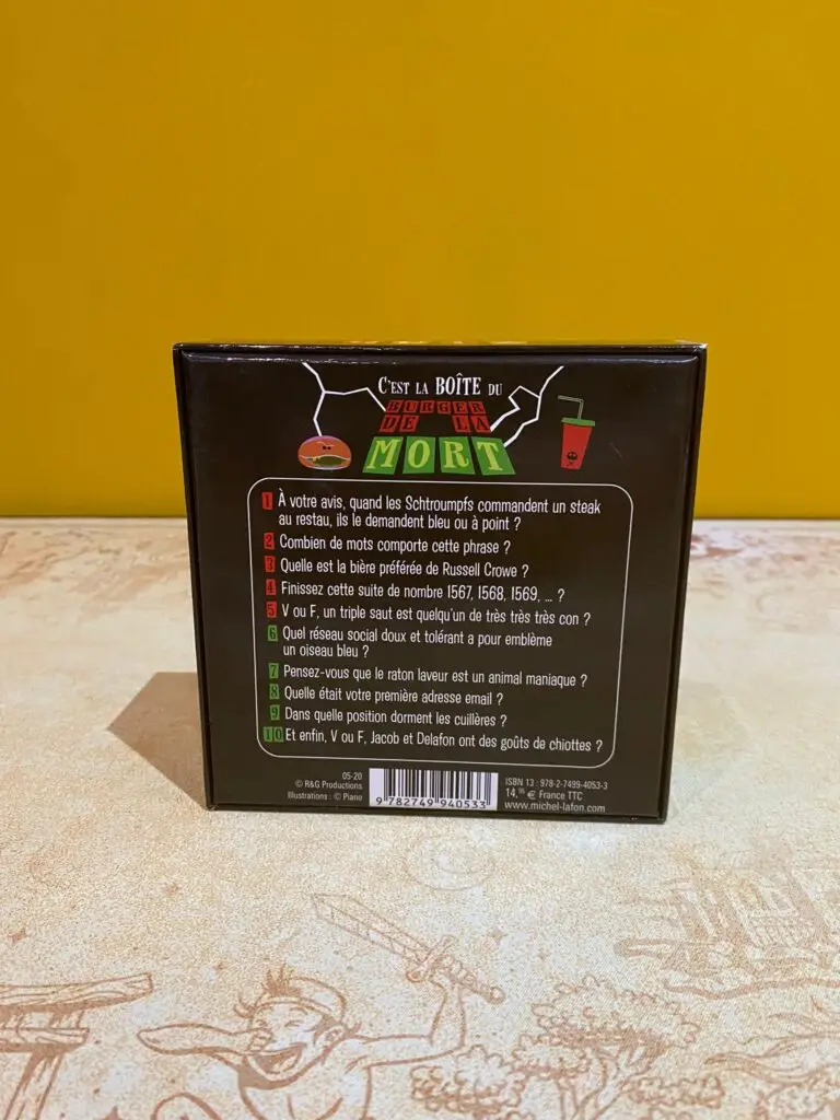 Burger Quiz - C'est la boîte du burger de la mort 3 Burger Quiz - C'est la boîte du burger de la mort – Image 3