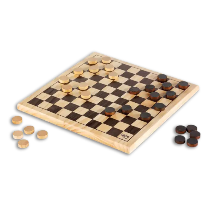 Jeu de dames - édition bois 2 Jeu de dames - édition bois – Image 2