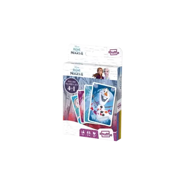 Jeu de familles 4 en 1 – Reine des Neiges : Jeux de société