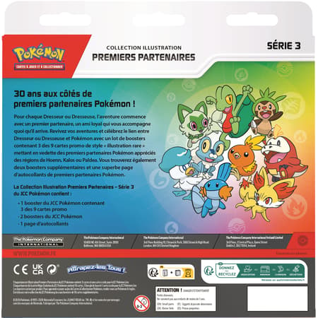 Pokemon - Collection Illustration Premiers Partenaires – Série 3 2 Pokemon - Collection Illustration Premiers Partenaires – Série 3 – Image 2