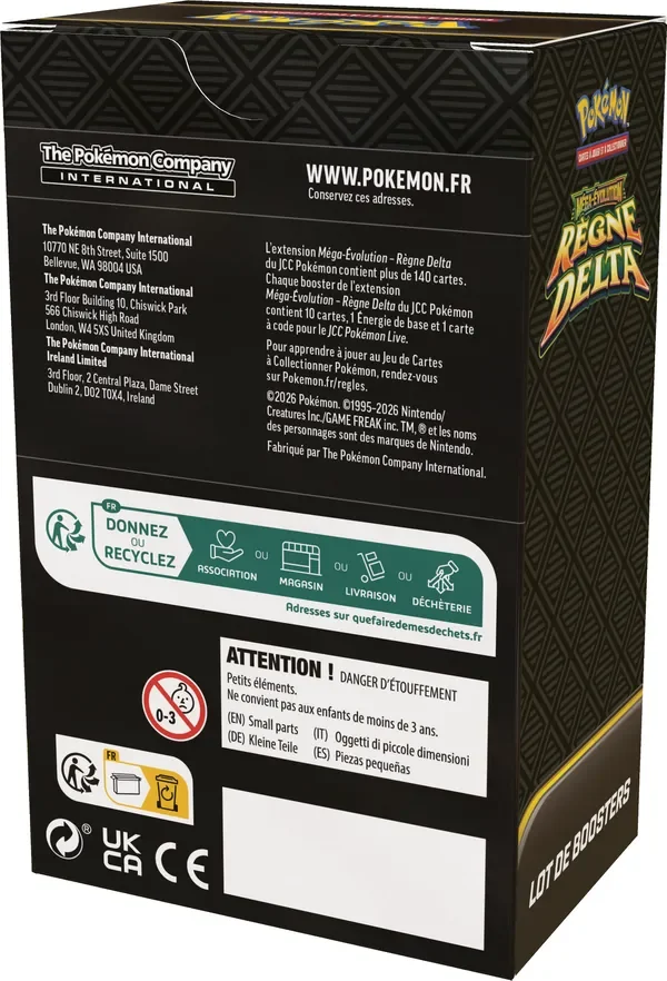 Pokemon - ME 06 - Règne Delta - Bundle 6 boosters 3 Pokemon - ME 06 - Règne Delta - Bundle 6 boosters – Image 3