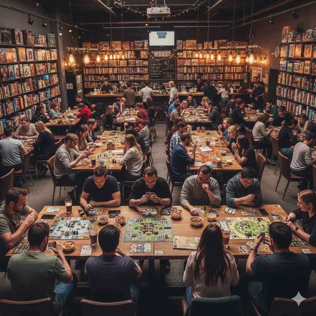 Soirée jeux de société et bar à jeux