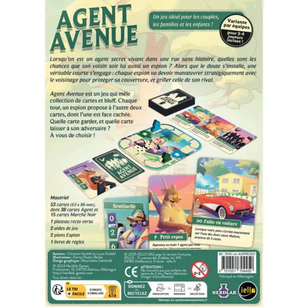Agent Avenue - Extension Division M - Jeu de Société - Boutique