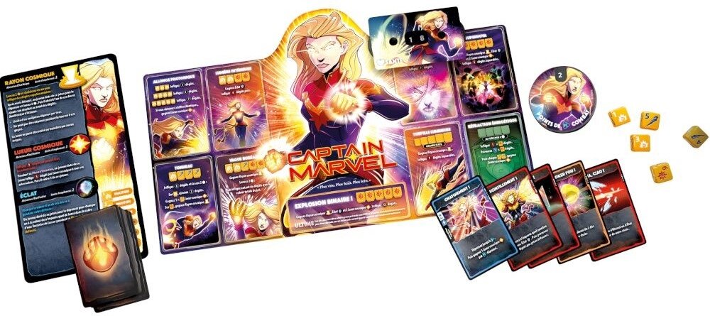 Dice Throne - Captain Marvel / Black Panther / Dr Strange / Black Widow 3 Dice Throne - Captain Marvel / Black Panther / Dr Strange / Black Widow – Image 3