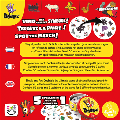 Dobble - Belgium (Eco-sleeve) 2 Dobble - Belgium