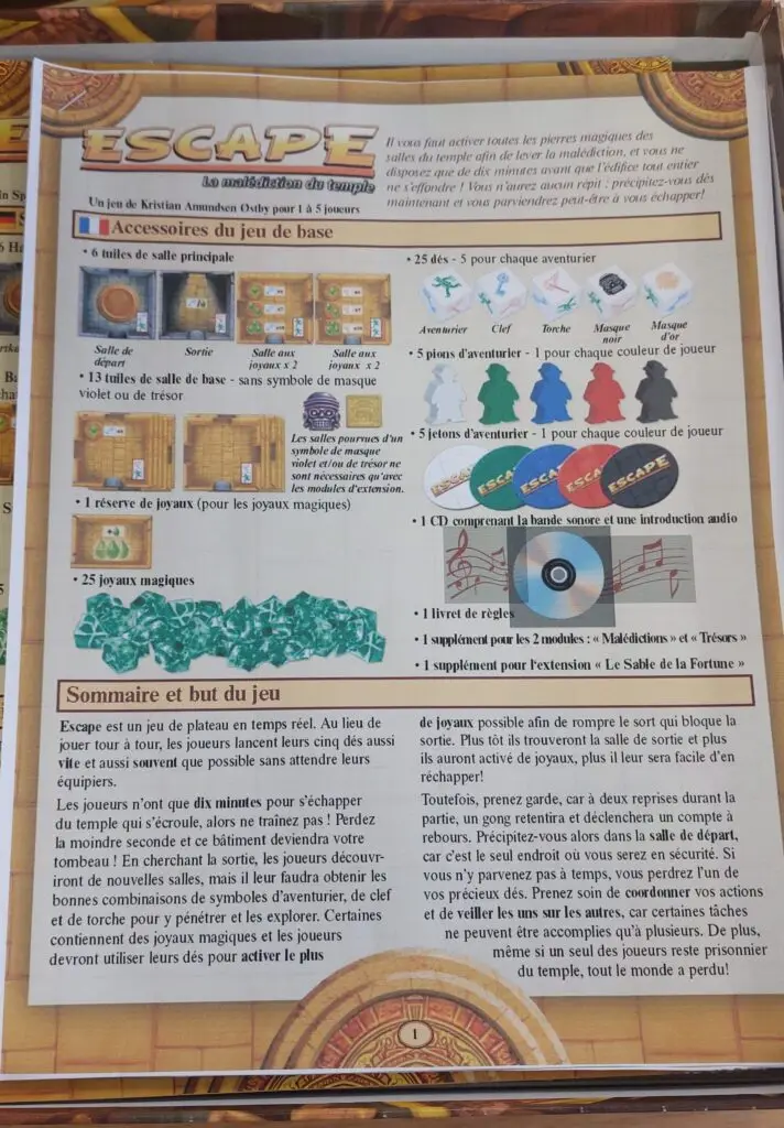 Escape: La Malédiction du Temple (D) 6 Escape: La Malédiction du Temple (D) – Image 6