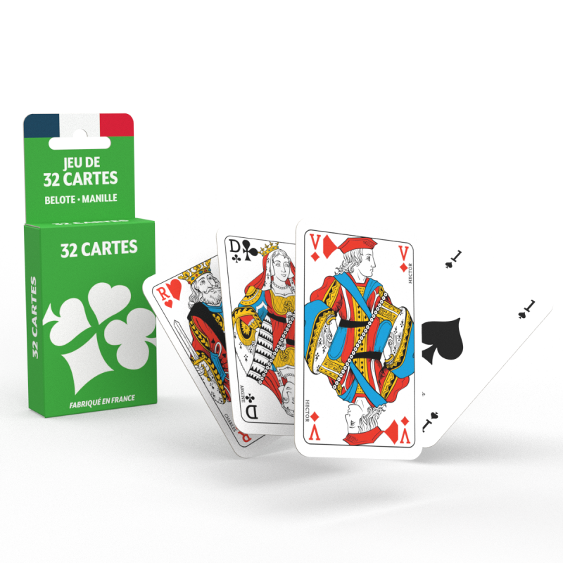 Jeu de 32 cartes - Belote Basic Ecopack 2 Jeu de 32 cartes - Belote Basic Ecopack – Image 2