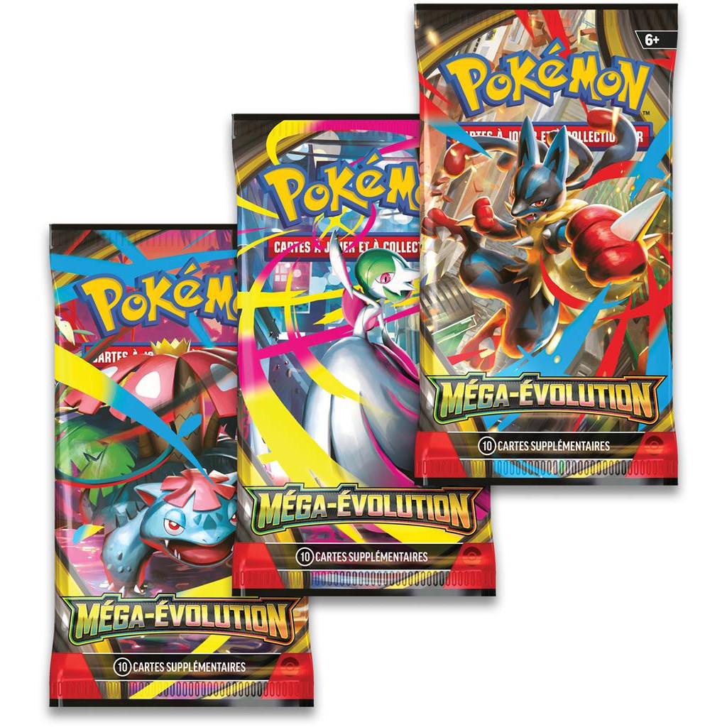 Pokemon - ME 01 - Méga-évolution - Blister 3bs (Tripack) 3 Pokemon - ME 01 - Méga-évolution - Blister 3bs (Tripack) – Image 3